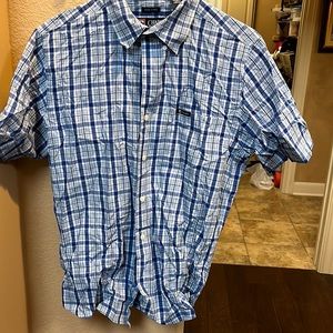 Chaps brand, easy care, short sleeve button down